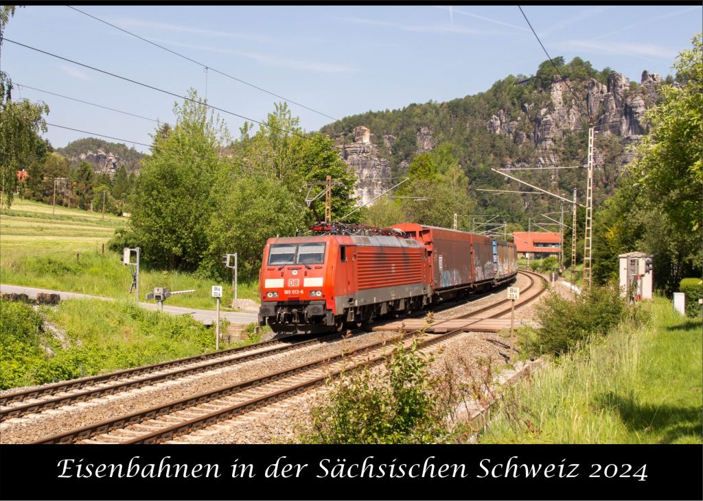 Kalender Eisenbahn in der Sächsischen Schweiz 2024