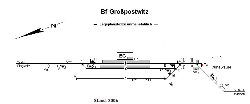 Lageplan 2004